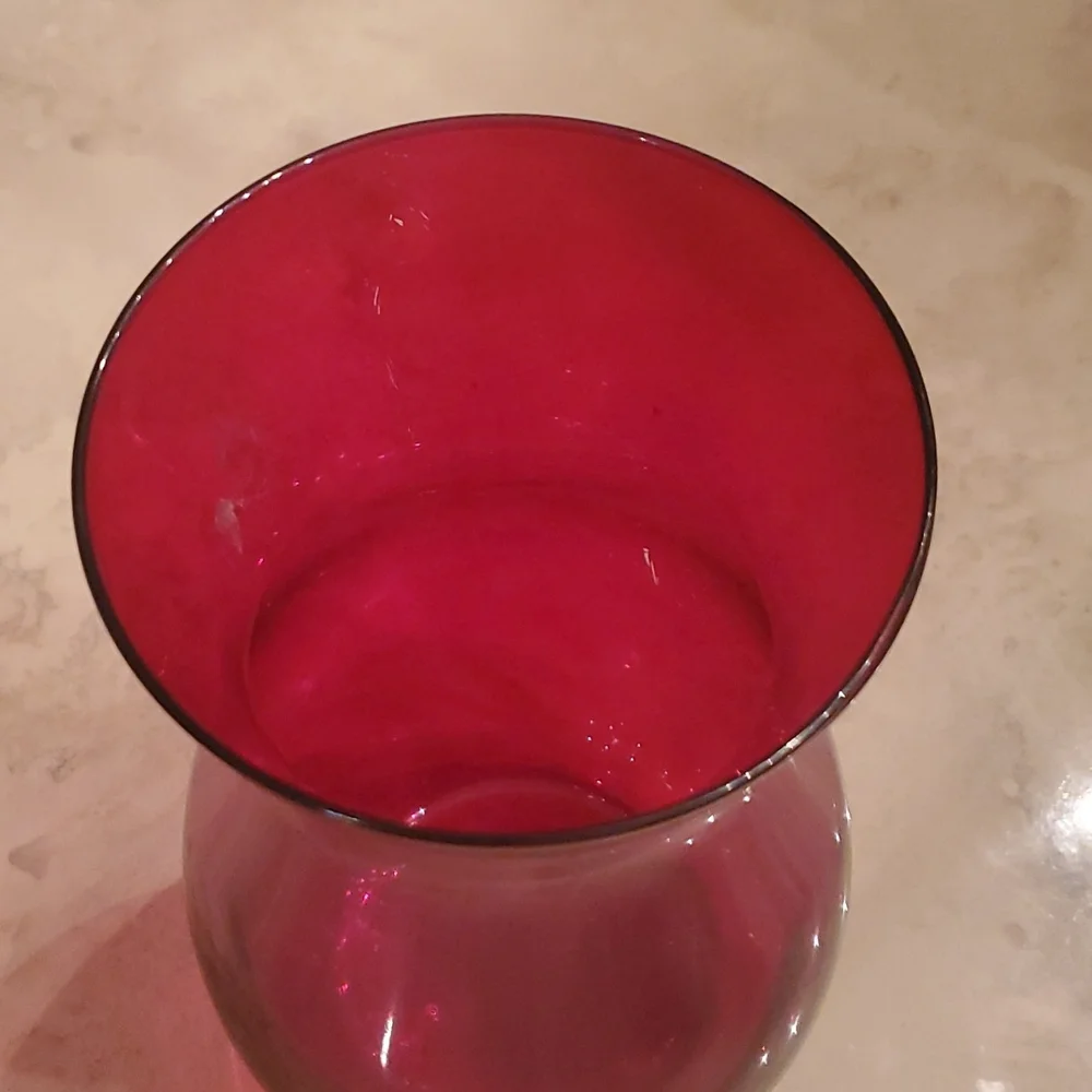 Red Vase